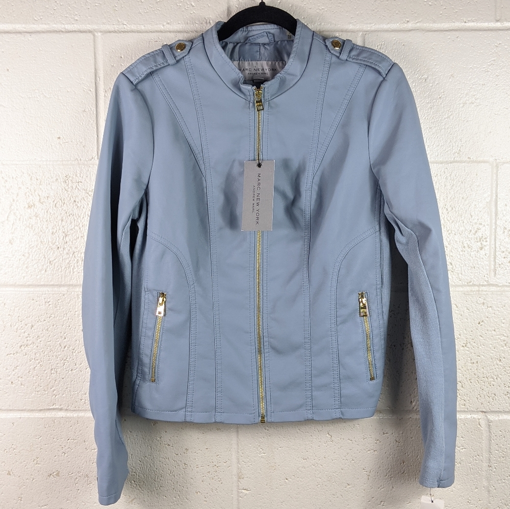 NEW Marc New York Vegan Leather Jacket